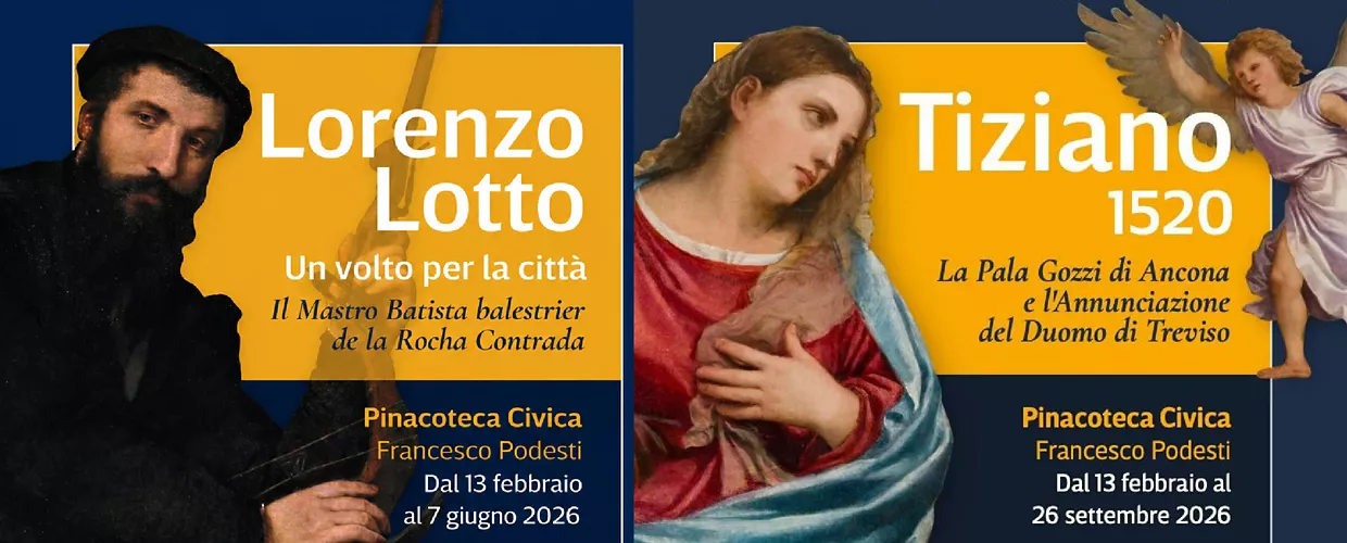 Tiziano Vecellio e Lorenzo Lotto in mostra alla Pinacoteca di Ancona 