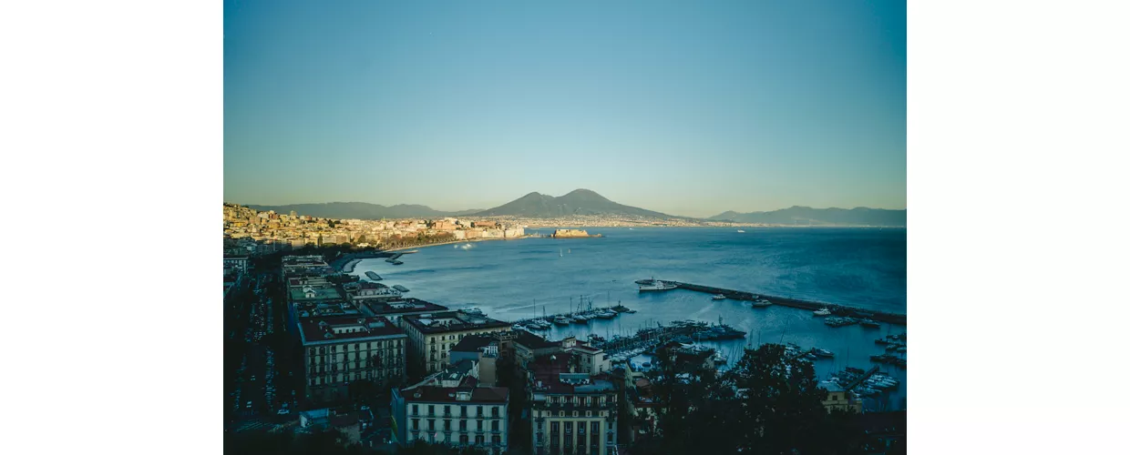 Dawn with music on the Gulf of Naples