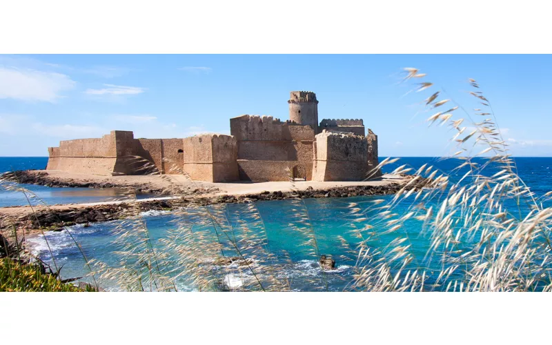 First bath in Calabria at Isola di Capo Rizzuto - Le Castella