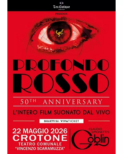 Profondo Rosso - 50esimo anniversario