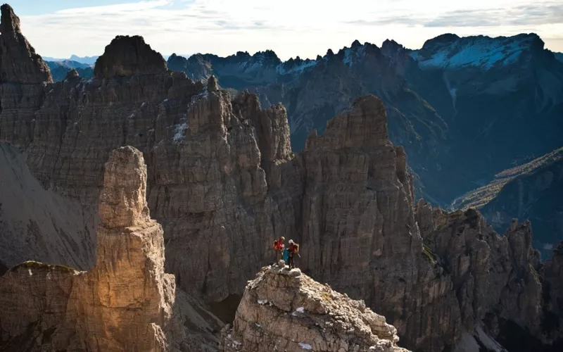 En la naturaleza intacta del Parque Natural de los Dolomitas Friulanos