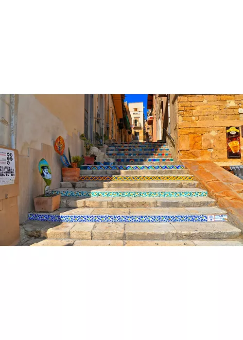 Sciacca Scalinata di Maioliche