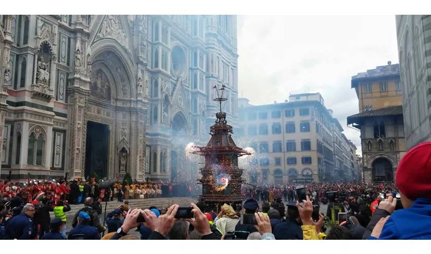 scoppio del carro Firenze