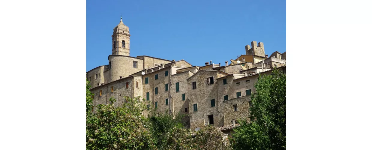 Serra San Quirico Village In Marche Italy Italia It