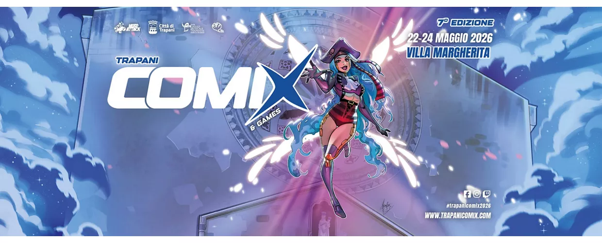 Trapani Comix & Games 2026 - credits: https://trapanicomix.com/