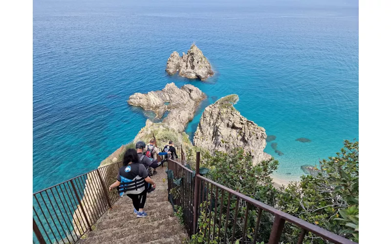 Coasteering na Calábria: Costa Viola