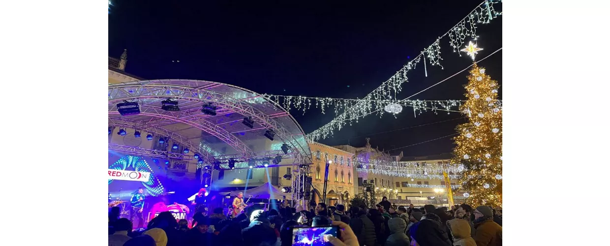 New Year's Eve in Piazza Ferretto in Mestre