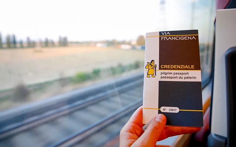 Passaporto del pellegrino - Via Francigena