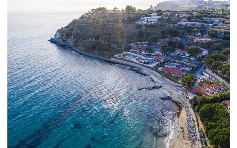 Spiaggia naturista a Tropea (VV)